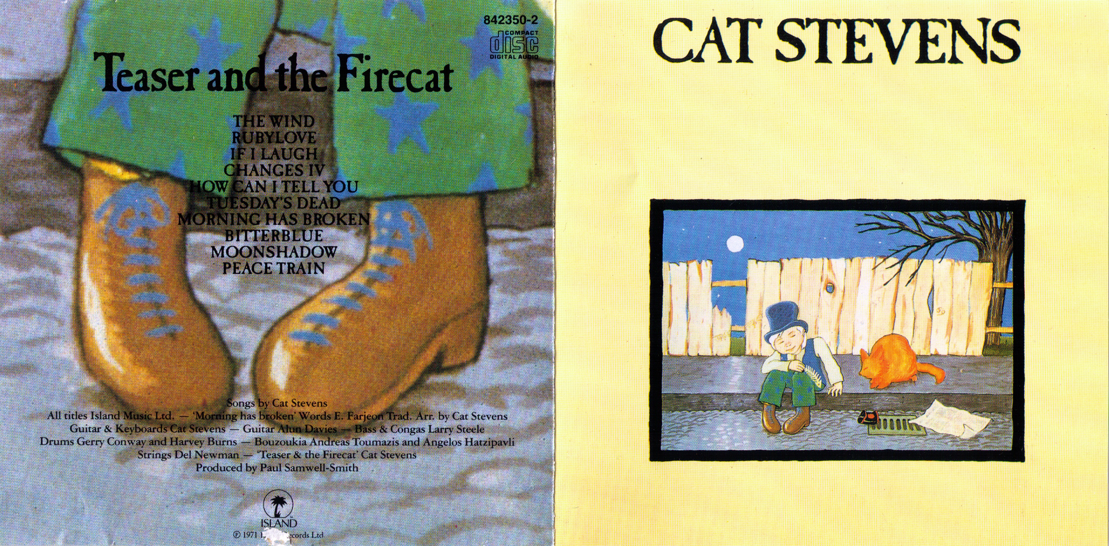 Cat Stevens  Teaser And The Firecat : Front + Inlay  uk